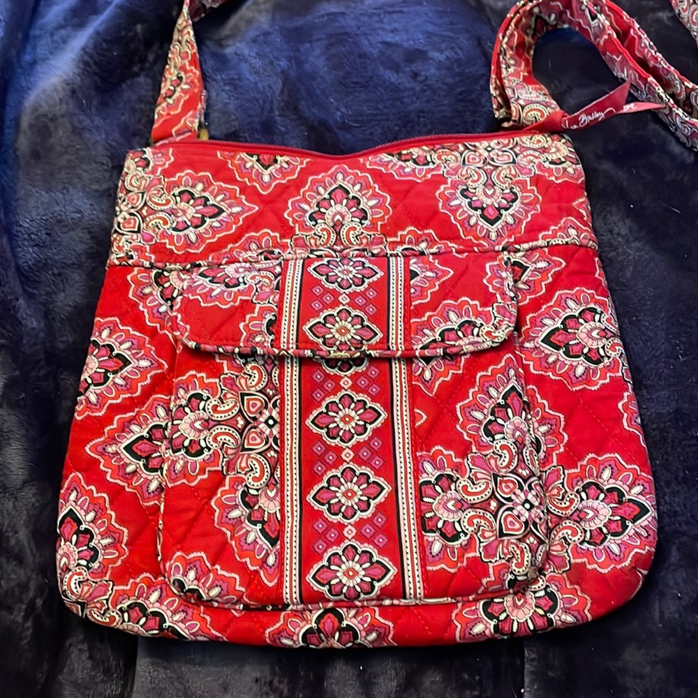 Vera Bradley Hipster Crossbody and small wristlet